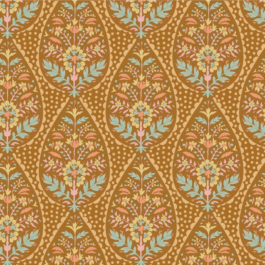 Tilda Fabrics - Sanctuary Adina Ochre 1/2m