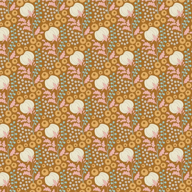 Tilda Fabrics - Sanctuary Cottonfield Ochre 1/2m