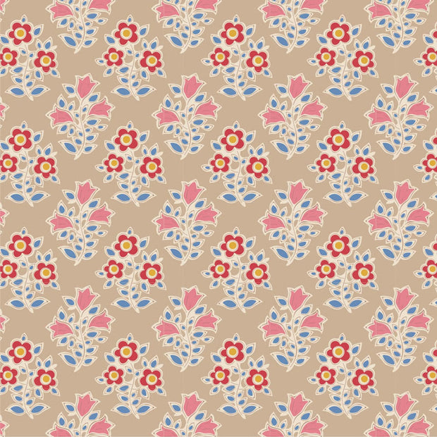 Tilda Fabrics - Farm Flowers Sand 1/2m