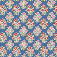 Tilda Fabrics - Farm Flowers Blue 1/2m