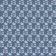 Tilda Fabrics - Sanctuary Mira Blue 1/2m
